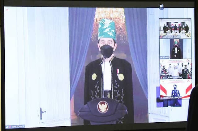Presiden Joko Widodo Minta Semua Jaga Ideologi Pancasila